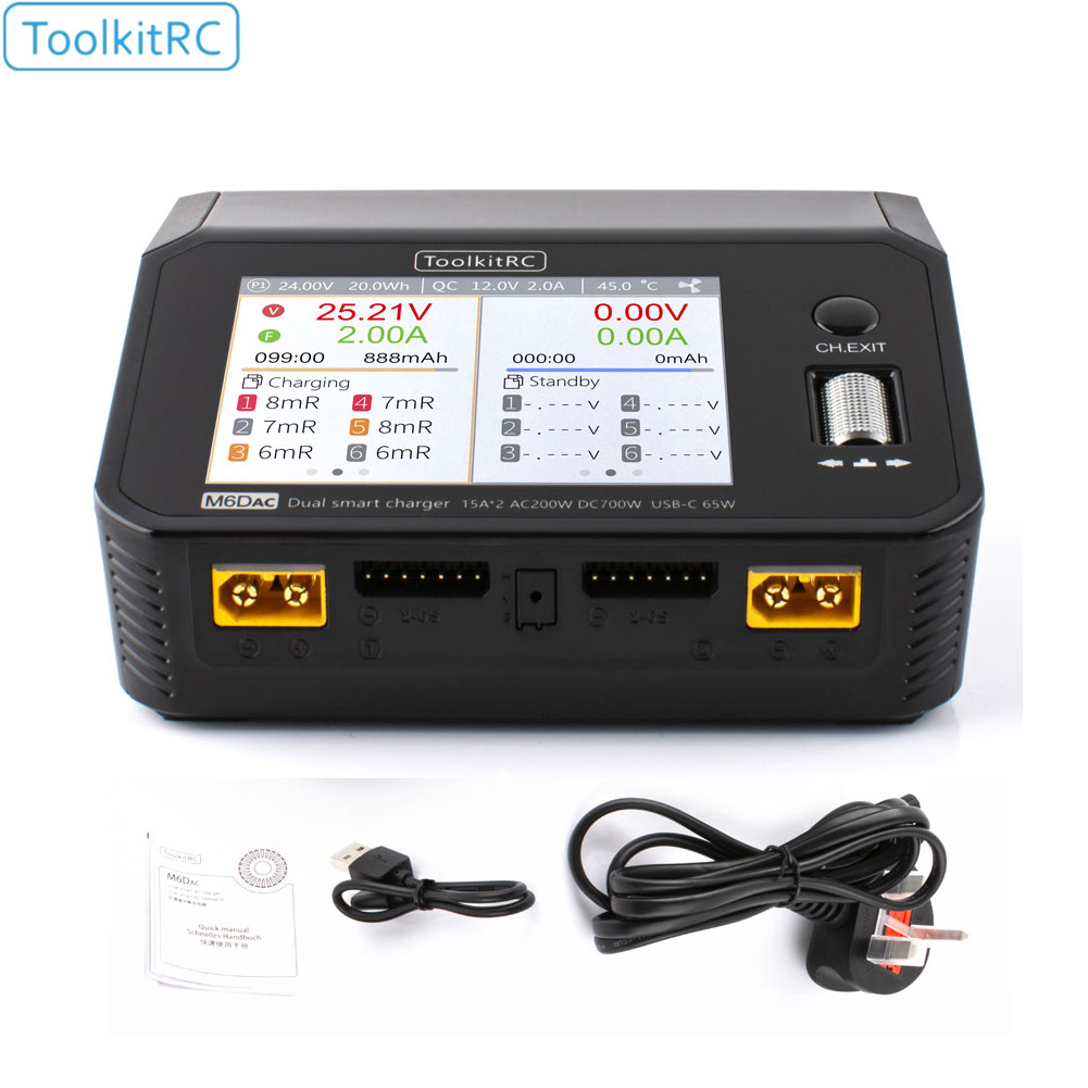 ToolkitRC M6DAC 듀얼 채널 스마트 Lipo - Toolkitrc M6Dac Smart Charger 리뷰 및 가격